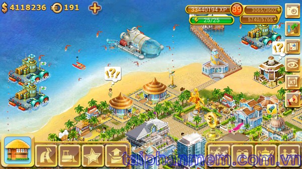 Paradise Island 2 Game xây dựng đảo thiên đường cho Android